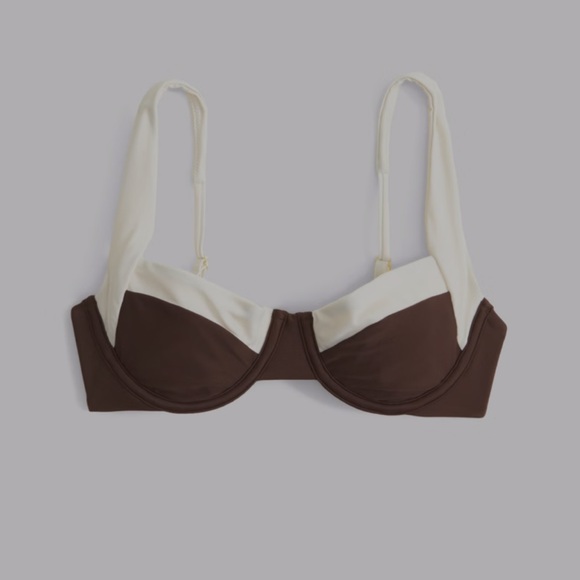 Abercrombie & Fitch Other - Abercrombie & Fitch Wide Strap Underwire Bikini Top Size M